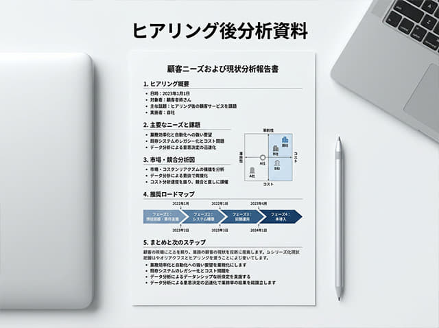 診断レポートの作成